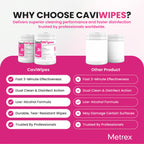 CaviWipes Disinfectant Wipes – Surface Disinfecting Wipes for Professional Cleaning in Healthcare & Laboratory Settings – 160 Count per Canister, 12 Canisters/Case