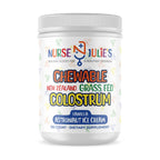 Nurse Julie's Chewable Colostrum for Kids, 120 Count - Easy-to-Chew Children's Tablet for Daily Immune & Gut Support, Grassfed New Zealand Colostrum Pills for Children, No Additives, 2 Month Supply