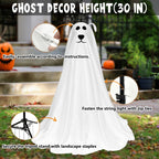 Halloween Decorations, 2.5FT Light Up Halloween Ghost Dog with Remote