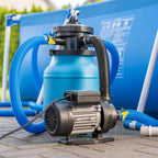 1-1/4-Inch Replacement Pool Hoses for Intex Coleman Bestways Above Ground Pools,1.25" Diameter Pool Hose Compatible with Intex Pump Models #607/#637 (Blue- 2 Pack)