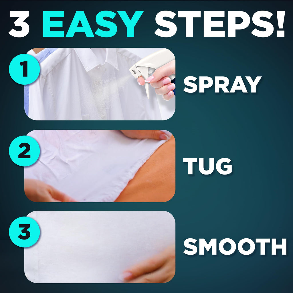 Downy Wrinkle Releaser Spray, All In One Wrinkle Release Spray, Odor Eliminator, Static Remover, Fabric Refresher & Ironing Aid for Clothes, 33.8 Fl Oz (Pack of 2), Light Fresh Scent