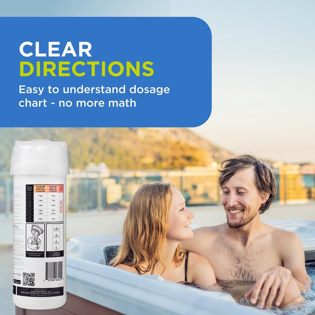 FROG JumpH pH Increaser for Hot Tubs and Swim Spas - 2 lb Bottle with TruDose Measuring Cap for Easy Maintenance & Balancing - 2 Pack