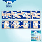 TENA Stretch Ultra Briefs, Incontinence, Disposable, Heavy Absorbency, Large/XL, 36 Count, 2 Packs, 72 Total