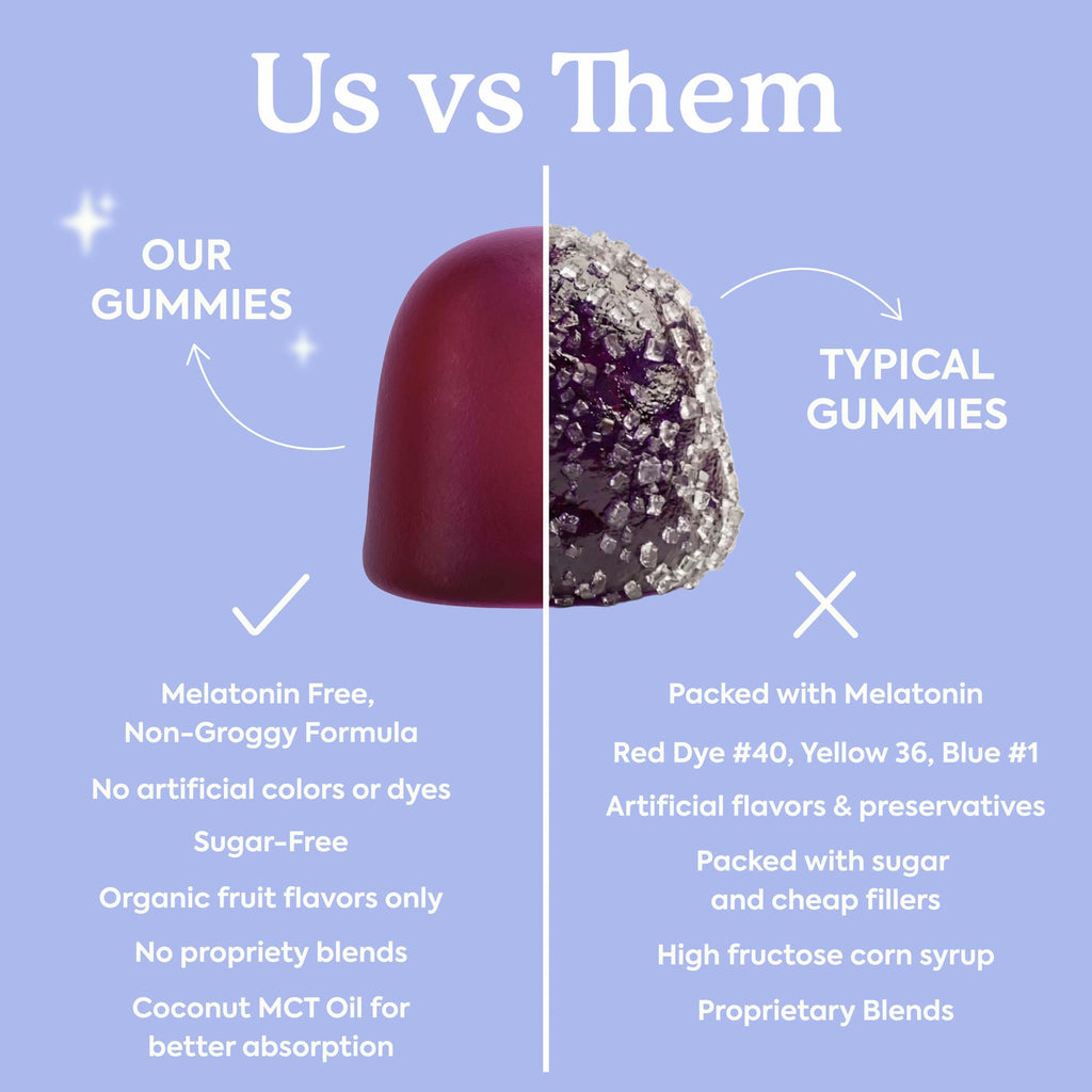 Plant People WonderSleep Mushroom Gummies Supplement for Sleep, No Melatonin with Reishi Super Mushrooms, Wild Elderberry Flavor, No Sugar (60 Count)