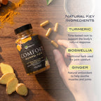KaraMD Comfort Guard X24 | Joint & Movement Support Supplement | Turmeric Curcumin, Boswellia & Ginger | Ease Muscle Discomfort & Joint Stiffness | Non-GMO, Gluten Free & Vegan Friendly (3 Pack)