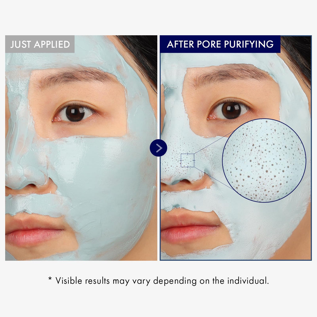TOSOWOONG Real Blackhead Mud Mask, Facial & Nose Pore-Purifying Clay - Korean Mud Mask, Blackhead Remover for Face, Pore Tightening, Deep Pore Cleaner, Skin Cooling & Oil Control, 100 g / 3.52 oz.