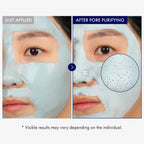 TOSOWOONG Real Blackhead Mud Mask, Facial & Nose Pore-Purifying Clay - Korean Mud Mask, Blackhead Remover for Face, Pore Tightening, Deep Pore Cleaner, Skin Cooling & Oil Control, 100 g / 3.52 oz.