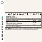 Codeage Liposomal Spermidine NAD+ Spermidine Supplement - 500 Mg NAD+ Vitamin C - Liposomal Delivery - Nicotinamide Adenine Dinucleotide Pills - 1 Capsule Per Serving - Vegan, Non-GMO - 30 Capsules