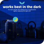 KATCHY Indoor Insect and Flying Bugs Trap Fruit Fly Gnat Mosquito Killer with UV Light Fan Sticky Glue Boards No Zapper White