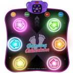 Dance Mat Toys with Bluetooth, Electronic Dance Pad for 3-12 Year Old Kids