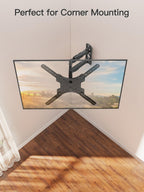 ELIVED Full Motion TV Wall Mount for 26-60" TVs, Max VESA 400x400, 77 lbs.