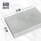 Bryco Goods Packing Paper Sheets for Moving | 640 Sheets | 27" x 17" | 20lb | Made in USA | Newsprint Paper | Must Have in Your Moving Supplies