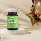 Zen Principle Grass-Fed Agglomerated Hydrolyzed Collagen Peptides 3 lb. Anti-Aging Protein Powder for Healthy Hair, Skin & Joints. Paleo and Keto Friendly, GMO and Gluten Free, Pasture-Raised Bovine.