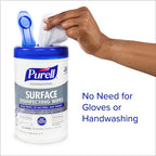Purell Professional Surface Disinfecting Wipes Canister 6 x 110ct - 9342-06
