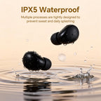 Smallest Invisible Mini Earbuds Wireless Bluetooth, Low Profile Micro Tiny Discreet Hidden Earbuds for Work, Small Headphones, Invisible Sleep Wireless Earphone IPX5 Waterproof for Small Ear Canals
