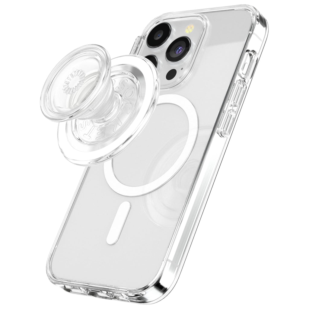 PopSockets Phone Grip for MagSafe, Magnetic Holder- Clear