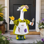 Spring Porch Goose Outfit Gardener Goose Costume for Outdoor Lawn Decor