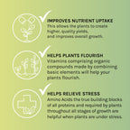 Microbe Life Hydroponics Premium Vitamins & Amino Acids Essential for Maximum Plant Growth and Root Uptake, Use with Any Feeding Systems Including Hydroponics or Soil, 32 Ounces