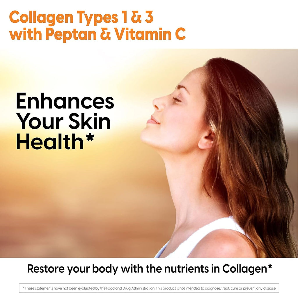 Doctors Best Collagen Types 1 and 3 & Vitamin C, Supports Hair, Skin, Nails, Bones, & Joints, Non-GMO, Gluten Free, Soy Free 540 Tablets