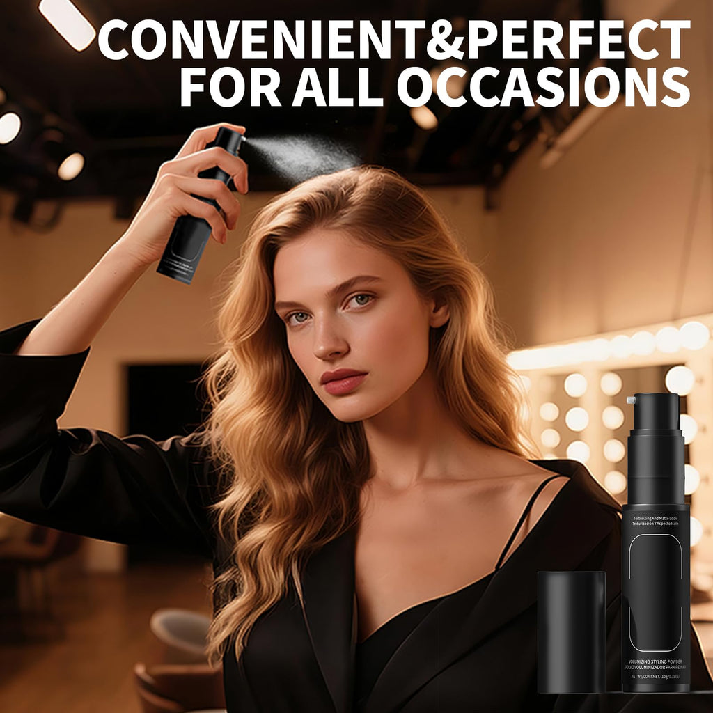 Gowwim Texture Powder, Instant Oil Control & Matte Finish Hair Texture Styling Volume Powder Long-Lasting Volume for Men & Women Volumizing Short Nozzle Uniform Distribution