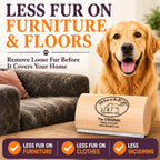 SleekEZ Dog Brush for Shedding | Patented Deshedding Dog Brush | Pet Hair Remover for Short, Medium & Long Coats | Made in USA | 5 Inch