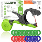 SWANSOFT Plant Tying Machine, Come with 10000pcs Staples 20 Rolls (Green)