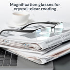 Gaoye Executive Style Reading Glasses Men - Durable Readers with Blue Light Filtering - Comfortable Fit with TR90 Frames