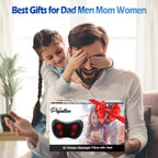 Papillon Fathers Day Dad Gifts for Men,Back Massager with Heat,Shiatsu Neck Massager Pillow for Back,Neck,Shoulder,Foot&Lower Back Pain Relief,Relaxation Gifts for Women/Mom/Dad (Cyan Blue)