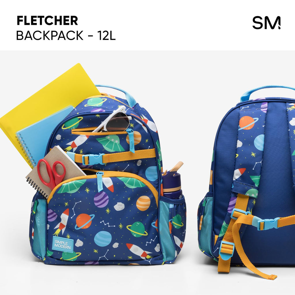 Simple Modern Medium Marvel Toddler Backpack for School Girls and Boys | Kindergarten Elementary Kids Backpack | Fletcher Collection | Kids - 15" tall | Spidey Kid