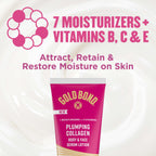 Gold Bond Plumping Collagen Body and Face Serum Lotion, Lightweight Hydrating Moisturizer with Collagen Peptide Complex, Jojoba and Grapeseed Oils to Visibly Plump Skin, Cherry Blossom, 8 oz, 2 Pack