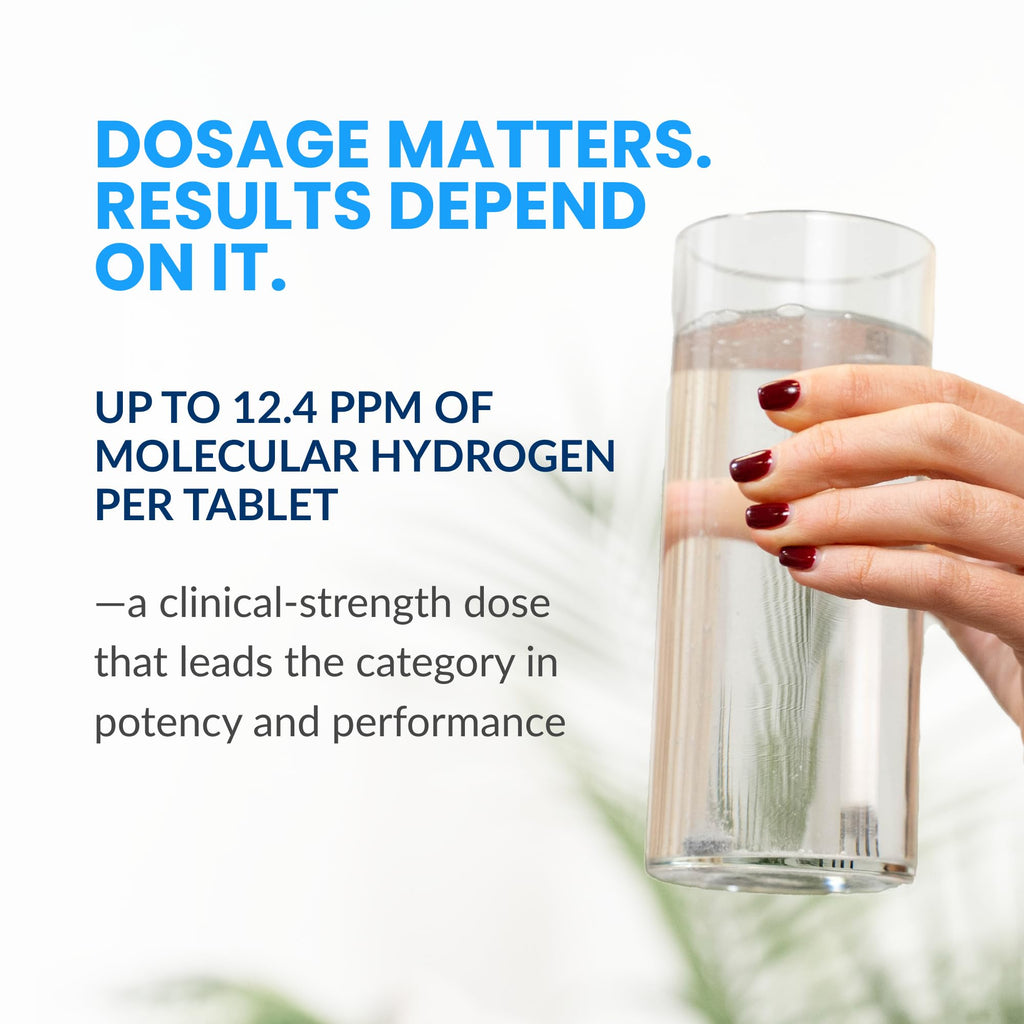 DRINK HRW Rejuvenation Molecular Hydrogen Water Tablets: 12 ppm H2, Hydrogen & Magnesium Supplement, Supports Energy Production, Recovery, Cognitive Function Daily (Unflavored, 60 Count)