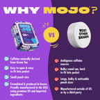 MOJO Energy 50mg Caffeine Pouches, Peach Watermelon, 15 Pouches, 5-Pack