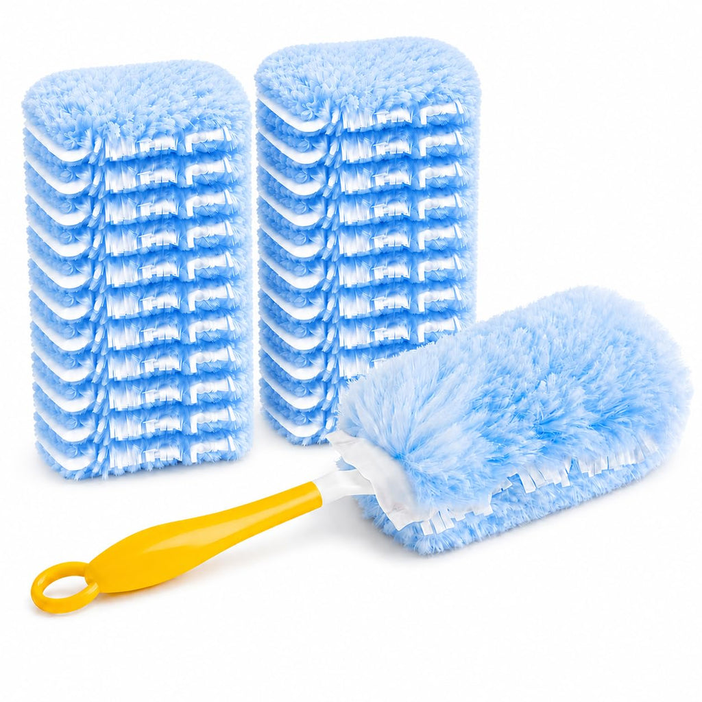 Duster Refills Compatible with Swiffer Duster Handles, 20 Count, 1 Handle