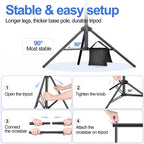 EMART Backdrop Stand 10x7FT Adjustable Back Drop Stand for Party Photoshoot