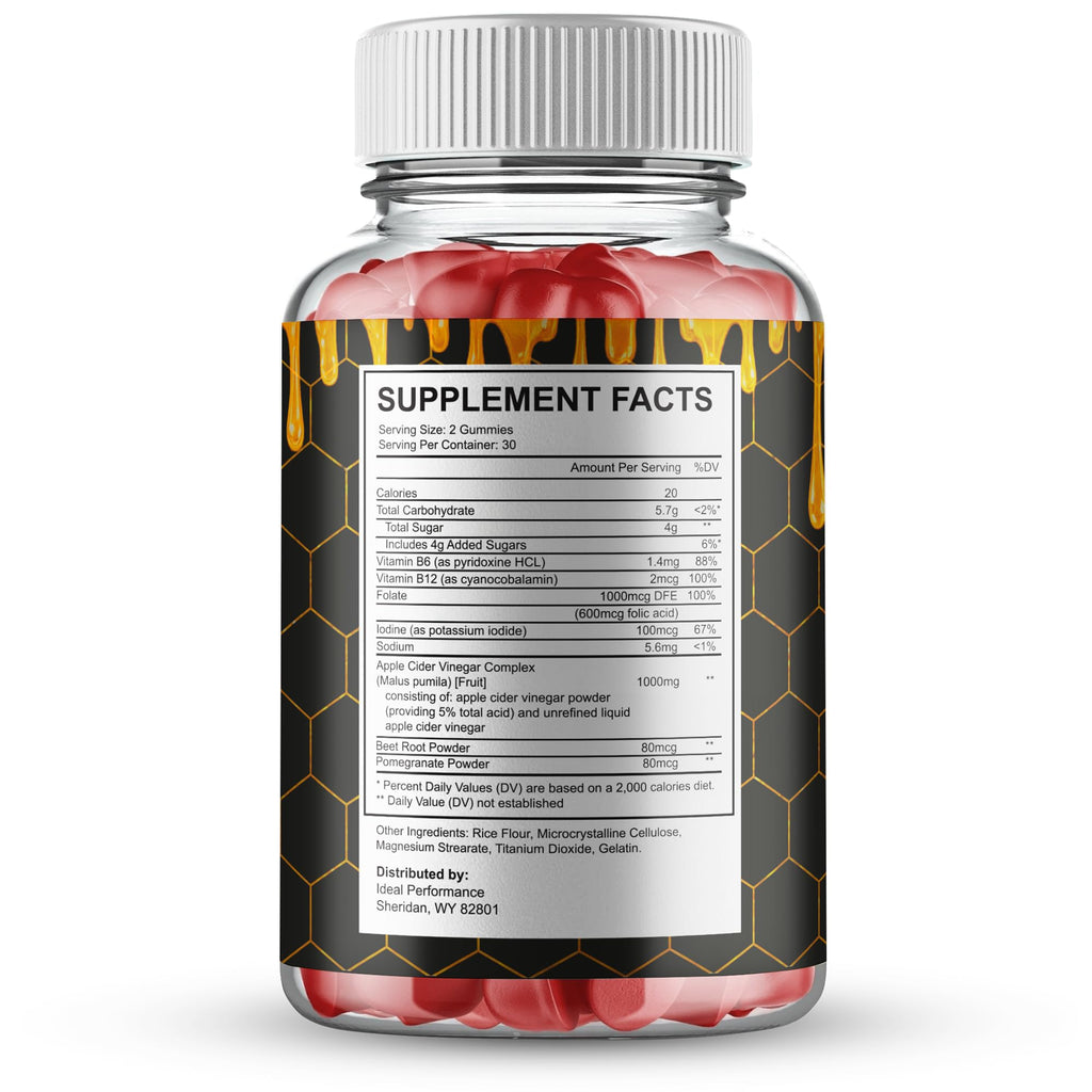 Alpha Honey Gummies, Official AlphaHoney Supplement Gummy - Maximum Strength, All Natural Formula for Energy, Stamina & Performance, Advanced Formula AlphaHoney Health Support Reviews (3 Pack)