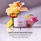 OUAI Body Cream Travel Size, Melrose Place - Hydrating Whipped Body Cream with Cupuaçu Butter, Coconut Oil & Squalane - Softens Skin and Delivers Healthy-Looking Glow - Sulfate Free Skin Care (3.4 Oz)