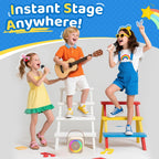 Jeefu Karaoke Machine for Kids, Toys for 3-12 Years Old Girls Gifts
