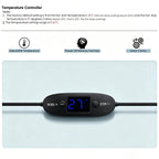 5V USB Digital Temperature Controller | 0-60°C Thermostat Magnetic Probe