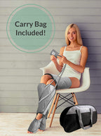 Leg Massager for Circulation - Foot and Calf Massager, Air Compression Leg Wraps Massage Boots Machine for Home Use Leg Massage - scd Machine for Calf, Thigh and Foot Massager, FSA or HSA Eligible