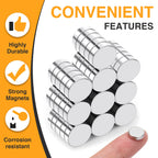TRYMAG Small Strong Magnets, 8x3mm Rare Earth Magnet, 120Pcs