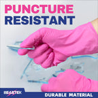BEASTEK Medical Nitrile Exam Gloves Disposable Powder-Free 100 Orchid (M)