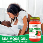 Sea Moss Gel Raw (12 Flavors) 24oz Wildсrafted Gold Sea Moss Gel from Saint Lucia | 92 Vitamins and Minerals | Pure Raw+Non-GMO | Vegan Superfood