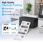 Thermal Shipping Label Printer 4x6 Bluetooth Label Maker for Small Business