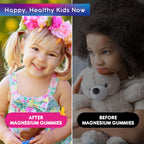 2 Pack Magnesium Gummies for Kids - Magnesium Glycinate Gummies with L-Theanine, Chamomile, Licorice, Vitamin B6, D for Kids & Adults Sleep, Muscle Relief & Nerve Bone - Strawberry 120ct