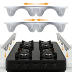 Linda’s Essentials Stainless Steel Stove Gap Covers (2 Pack) Adjustable Length 13.8" to 27.5" Stainless Steel, Steel Adjustable Gap Covers, Counter, Oven & Stove Gap Filler
