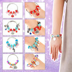 Charm Bracelet/Jewelry Making Kits for Kids Girls,Unicorn Birthday Gifts,Arts Crafts Toys for 5 6 7 8 9 12 Years Old Girls