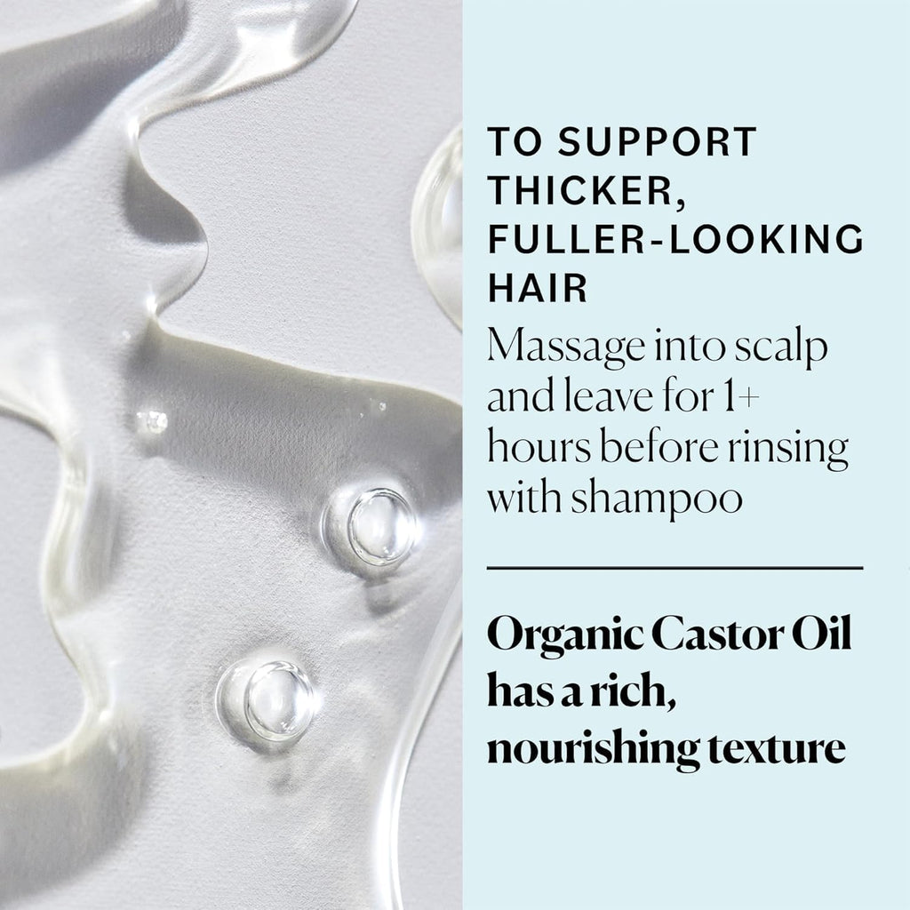 Sky Organics - Castor Oil Organic - Volumizing Hair Oil - Scalp, Lashes, Brows - Pure Castor Oil Cold Pressed - Natural Conditioner - Omega Fatty Acids, Vegan - Beauty, Hair, & Self Care - 8oz, 2 Pack