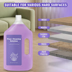 82 FL OZ/2.4 L Lavender Scented Floor Cleaning Solution Compatible with Dreame Cleaning Solution, Low Foam & No Residue, Floor Cleaner for All Robot Vacuum and Wireless Wet Dry Vacuum Cleaners