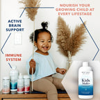 Best Nest Liquid Multivitamins for Kids, Methylfolate, Methylated Vitamins, Whole Food Blend Vitamin, Vegan, Gluten Free, Non-GMO, Strawberry Flavor, 16 oz