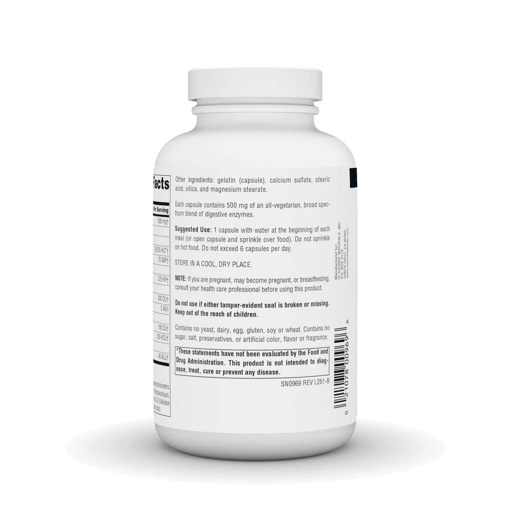 Source Naturals Essential Enzymes Digestive Aid* - 500mg - 240 Capsules